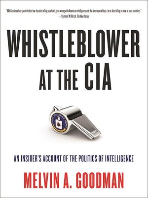 cover image of Whistleblower at the CIA